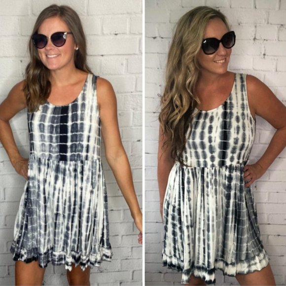 Dresses & Skirts - Ebony Tie Dye Dress NWT